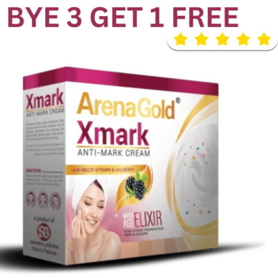 Arena Gold X Mark Anti Marks Whitening Cream 30g - BYE 3 GET 1 FREE