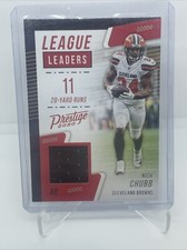 2020 Panini Prestige Football League Leaders Jerseys #LL-NC Nick Chubb Jersey
