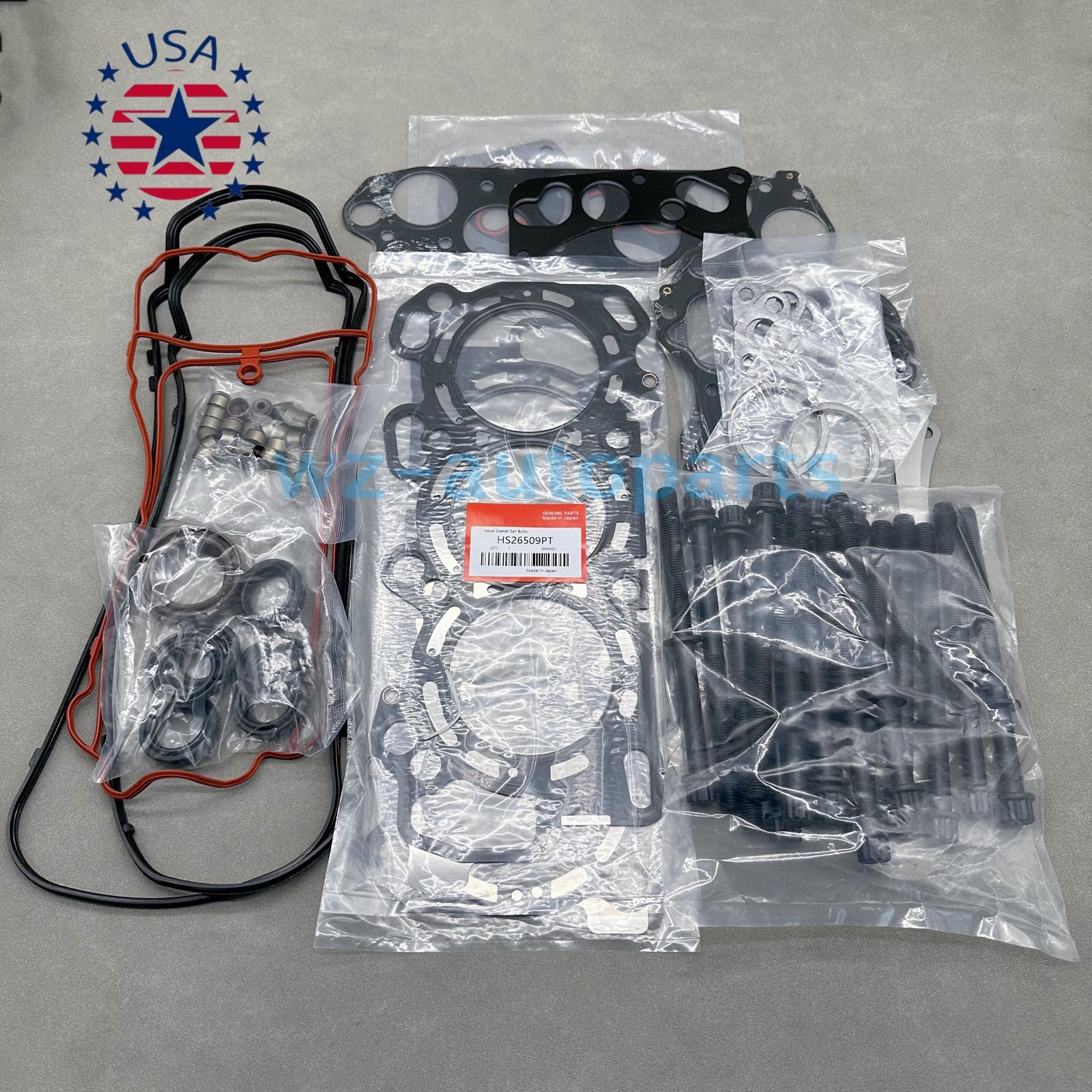 OEM 08-17 Honda Odyssey Accord Acura 3.5L Head Gasket Set Bolts J35Z3 J35Z2 Replacement