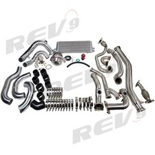 T3 REV9 TURBONETICS 60-1 BOLT ON TURBO CHARGER KIT FOR 350Z 03-06 VQ35 Z33 G35