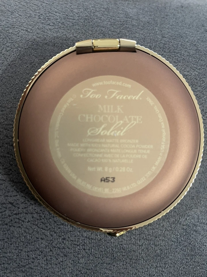 Too Faced Milk Chocolate Soleil Long Wear Matte Bronzer New - Image 3 of 4