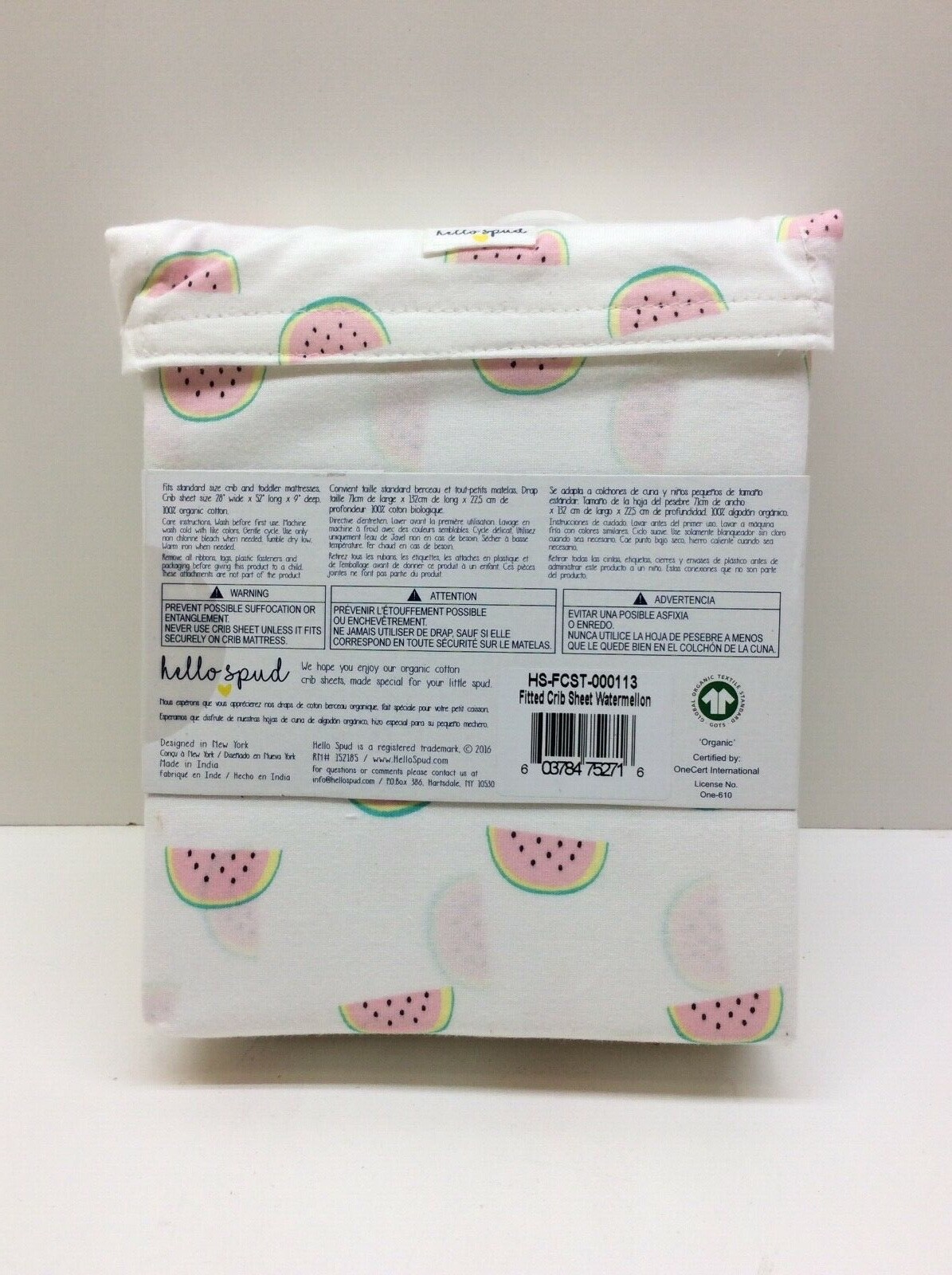 hello spud crib sheets