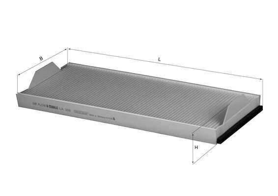 Mahle LA 358 Filter, Innenraumluft-image