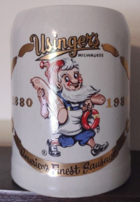 Usinger's America's Finest Sausage Milwaukee WI 100 Years Ceramic Mug