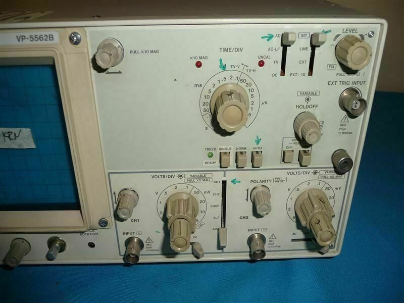 Panasonic VP5562B VP-5562B Oscilloscope 20MHz Expedited Panasonic VP5562B VP-5562B Oscilloscope 20MHz Expedited