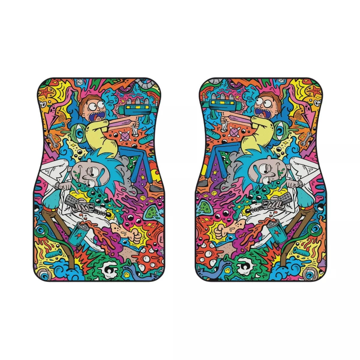 Rick and morty car cheap mats
