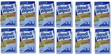HEAVY DUTY HANDY WIPES CLOTHS ABSORBENT  MULTIPURPOSE CLEANING TOWELS 12 PK Blue