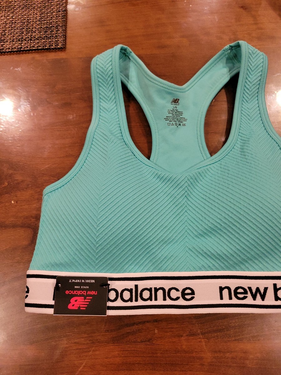 BNWT New Balance Medium Impact Sport Bra #111152 size L in