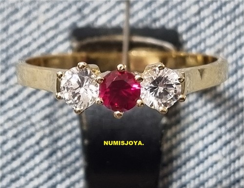 Bague En Or Jaune 18 Carats - Poids 2,60 G - Taille 14 - Neuf Avec étiquettes