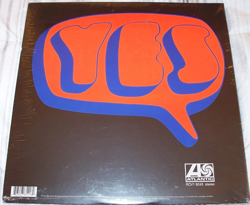 YES SELF TITLED 1ST LP L.E. OF 6500 180 GM ORANGE VINYL RECORD STORE DAY RSD - Image 2 of 3