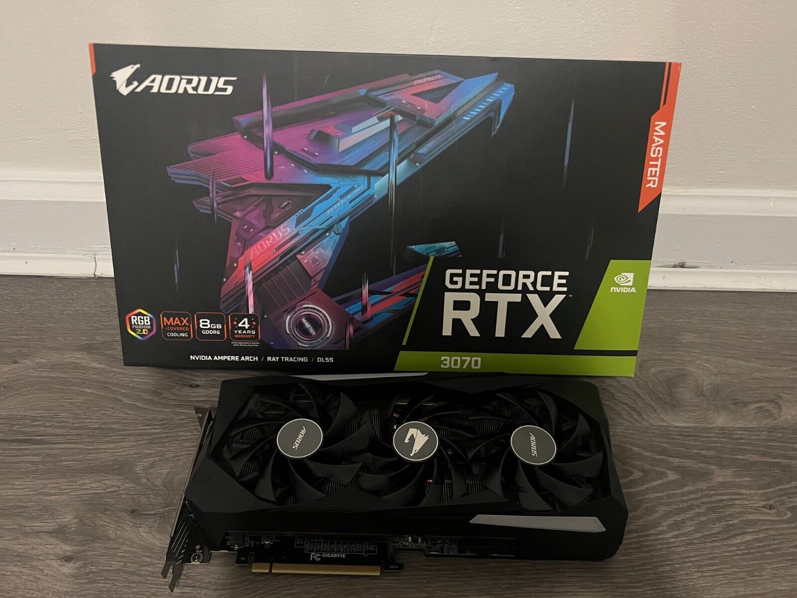 Aorus Geforce RTX  Master 8G   REV 1.1