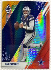 2021 Panini Phoenix Football Dak Prescott Fire Burst Card #29 SP Dallas Cowboys