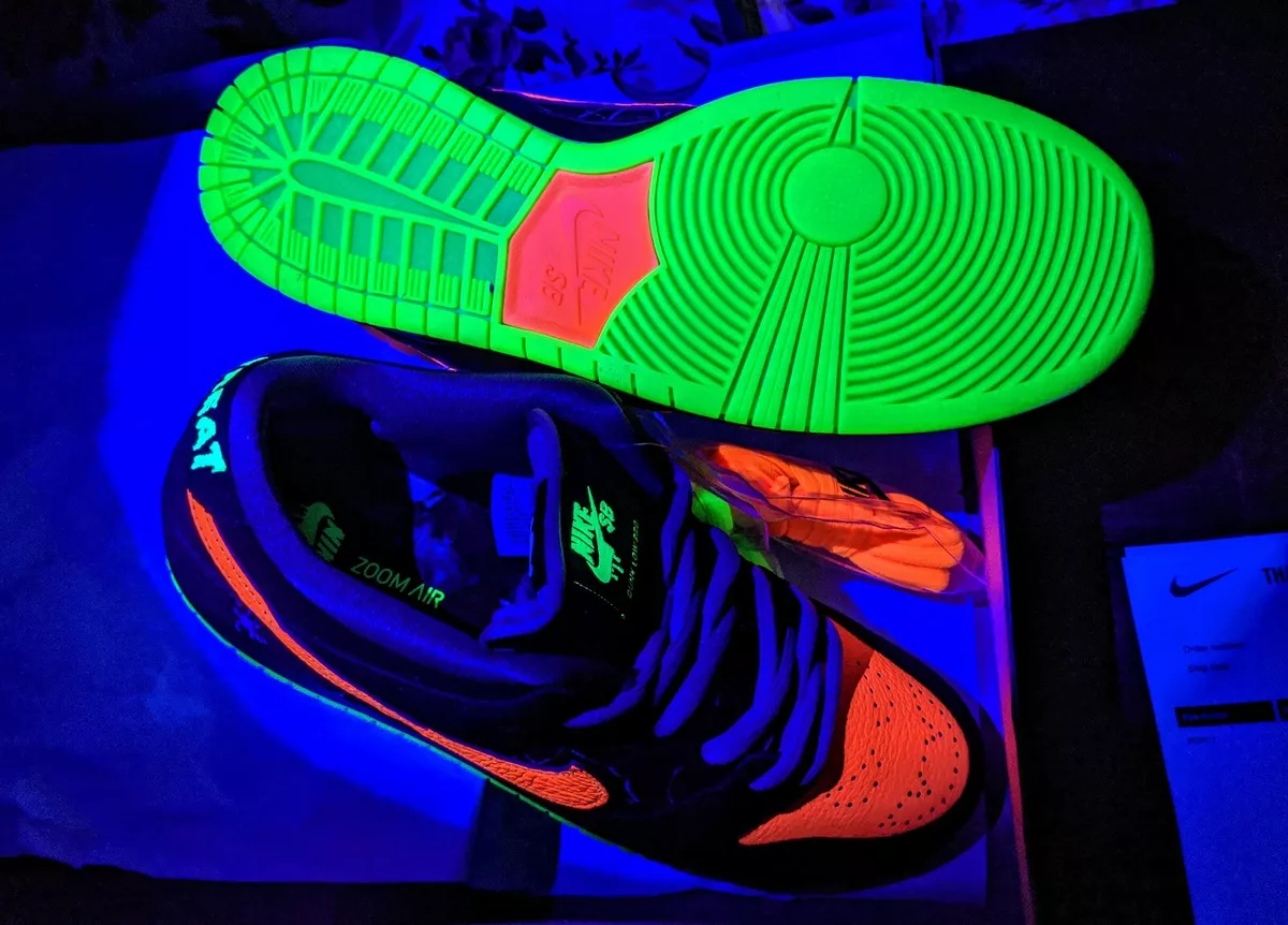 •°RARE🦇🎃•Nike SB Dunk Low Pro 'HALLOWEEN NIGHT OF MISCHIEF' UK8/US9  BQ6817-006