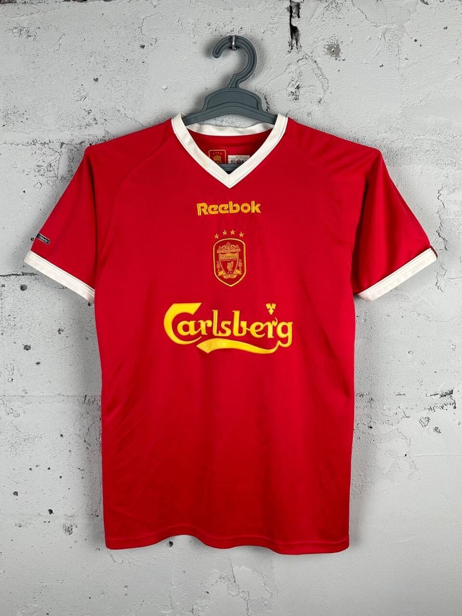 リバプールReebok Carlsbergトレーニングトップ ヴィンテージ REEBOK Liverpool FC Carlsberg Black Training Jersey Men's Large