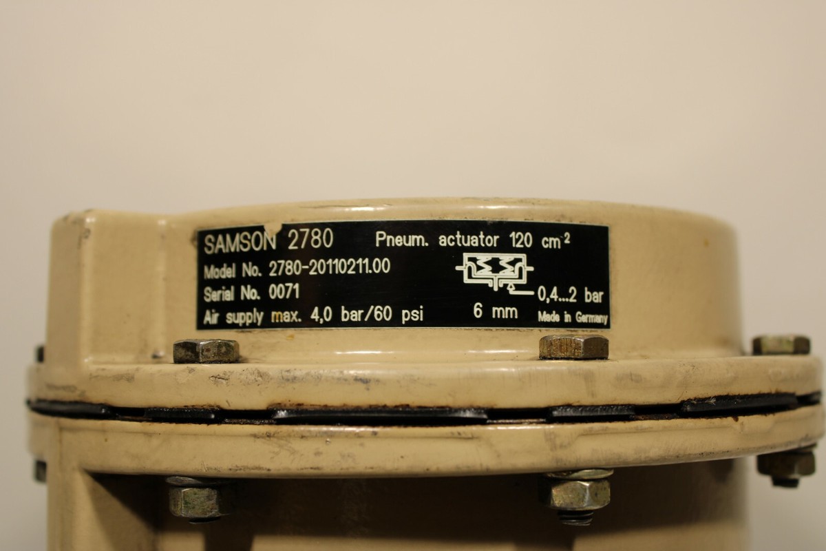 Samson 3760 Elektro-Pneumatic Positioner with 2780 Actuator