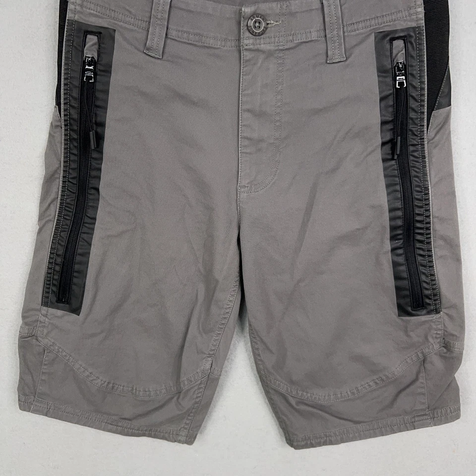 Shorts Armani Exchange Masculino 28 Tech Casual Zíper Bolso Elástico AX Designer Mínimo - Imagem 3 de 4