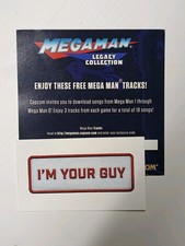 Mega Man Legacy Collection Nintendo 3ds Soundtrack Add On Insert ONLY