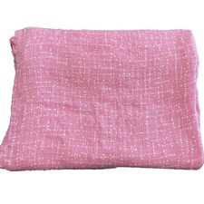 Aden Anais Swaddle Blanket Bamboo Pink White Geometric Dots Silky Soft