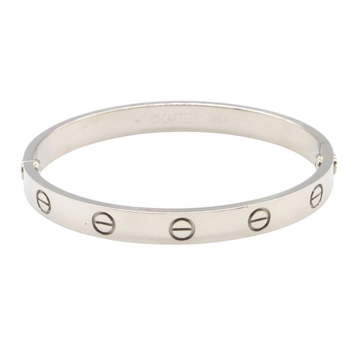 CARTIER Love Bracelet B6005600 18KWG White Gold Used Women #16 | eBay