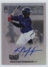 2019 Leaf Metal Draft 1990 Throwback 23/50 Kristian Robinson #LT-KR1 Auto 4m3