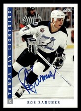 1993 Score Hockey #291 Rob Zamuner Signed Autograph (no COA)