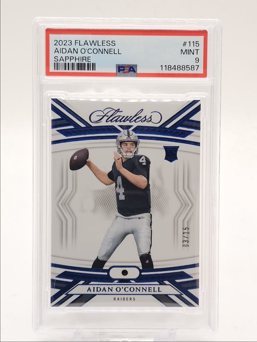 Aidan O'Connell Panini Flawless #115 Sapphire