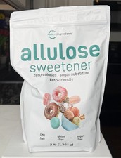 Micro Ingredients Allulose Sweetener Keto Friendly Zero Sugar 3 Pounds 48 Oz