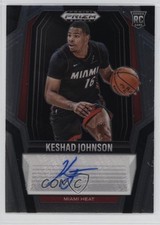2024-25 Panini Prizm Black Rookie Signatures Keshad Johnson #RS-KES Auto 1pp0