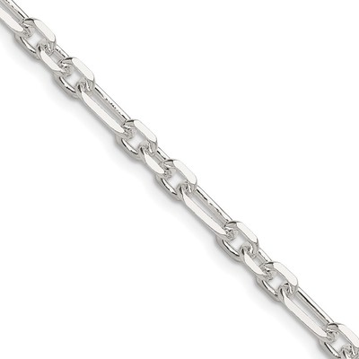 Sterling Silber Diamantschliff 4,5 mm 3 kurze plus 1 lange Kabel Gliederkette Halskette