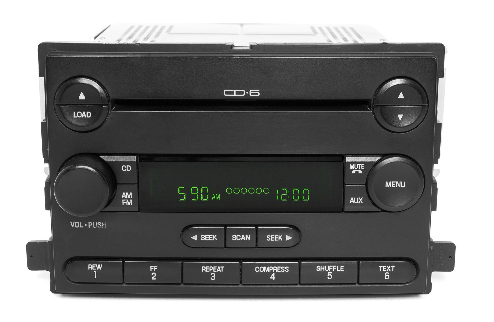 2006-2007 Ford Freestar Mercury Monterey AM FM 6 CD Player Radio 6F2T-18C815-FA