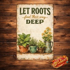 Garden Plant Lover Funny Aluminum Sign 8x12 Vintage Metal Tin Wall Art Decor