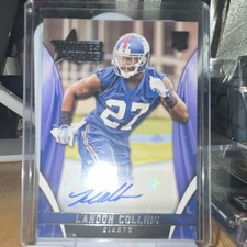 Panini Rookies & Stars Landon Collins Rookie Auto #RS-LC Giants NFL Card. rookie card picture