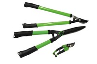 BrÜDer Mannesmann Gartenscheren-Set 3-Teilig Schwarz / GrüN