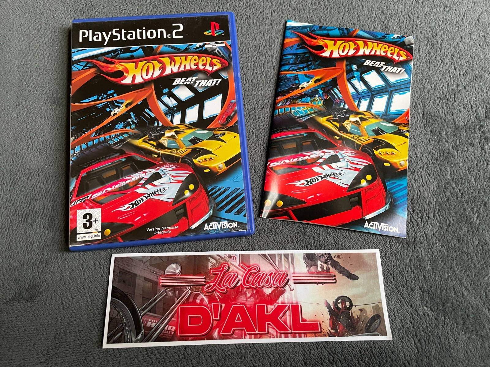 Hot Wheels Beat That! complet sur Playstation 2 PS2 FR TBE