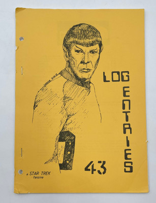 Star Trek TOS Enterprise ''Log Entries'' #43 Gen Fanzine UK First Printing   1981