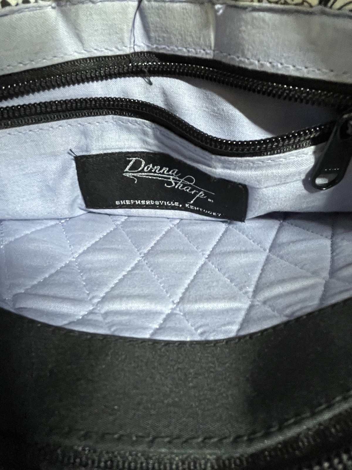 Donna Sharp Patchwork Quilted Crossbody Bag Purse… - image 13