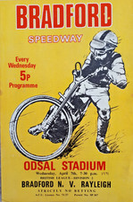 Speedway - Bradford Northern v Rayleigh Rockets 7 April 1971