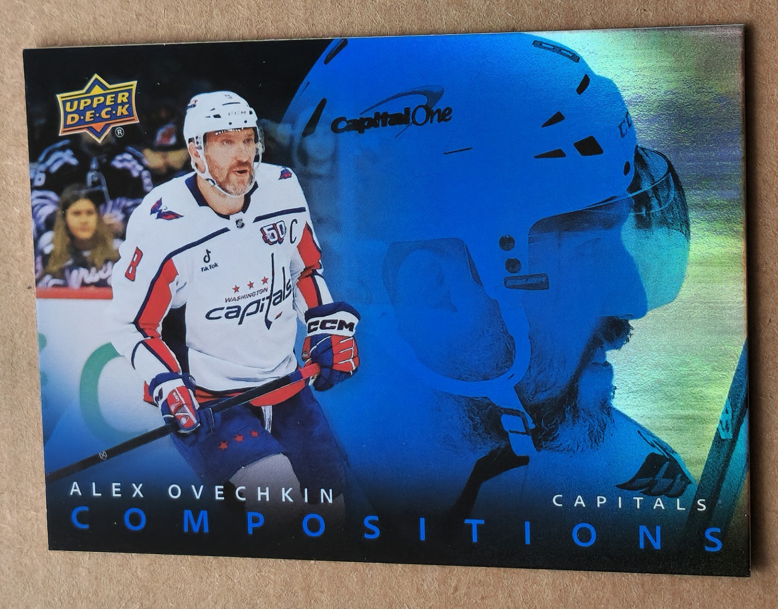Alex Ovechkin #CMP-10 Hockey Cards 2025 Upper Deck Compositions trading card — raw and PSA graded price guide
