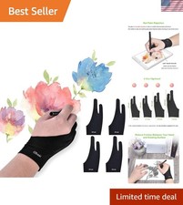 Adjustable Anti-Fouling Drawing Gloves - Perfect for Digital Artists, 4 Count