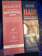 Hair remover cream 2 boxes as shown Hair Removal Cream Aloe Vera 3.53oz 4.2oz