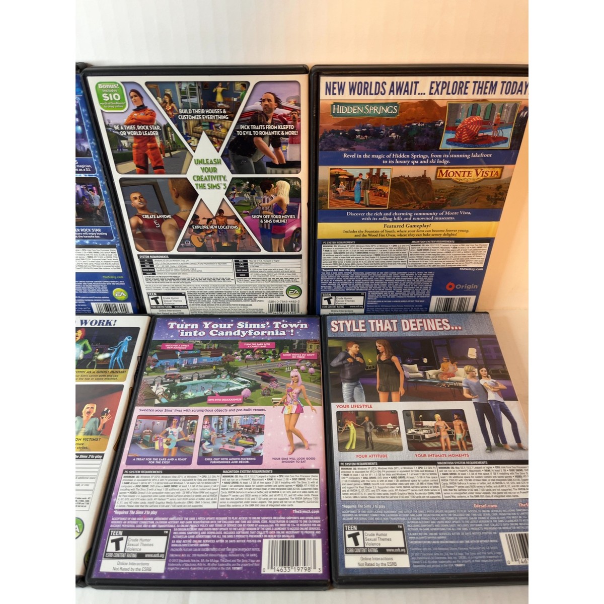 US版　SIMS3セット The Sims 3 Worlds Bundle: Hidden Springs & Monte Vista Windows PC