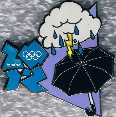 Nice 2012 London Weather Olympic Games Mark Pin