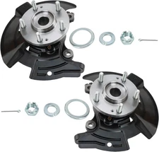 2.4L Front Steering Knuckles Wheel Bearing Hubs Assembly 2011-13 Hyundai Sonata
