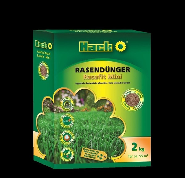 Hack RasendüNger Rasafit Mini 2 Kg Npk 12+3+7 Organisch-Mineralisch Langzeit-image