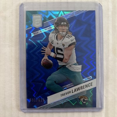 2023 Panini Donruss Elite Trevor Lawrence Status Blue Explosion /625 - Jaguars