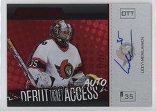 2024 Credentials 2024-25 Upper Deck Update Red 12/25 Leevi Merilainen Auto 0kr0