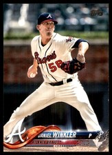 Daniel Winkler 2018 Topps Update #US93 Braves MLB READ FREE SHIP AutographDen