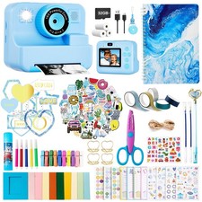 Instant Print , 1080P Selfie Video with DIY Journal Kit – 200+ Accessories, C...