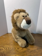 Vintage GUND Lion Plush Stuffed Animal 12  Brown Lion Toy