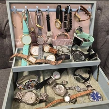 LOT of Vintage Watches Repair Craft Resale Carriage Decade Timex